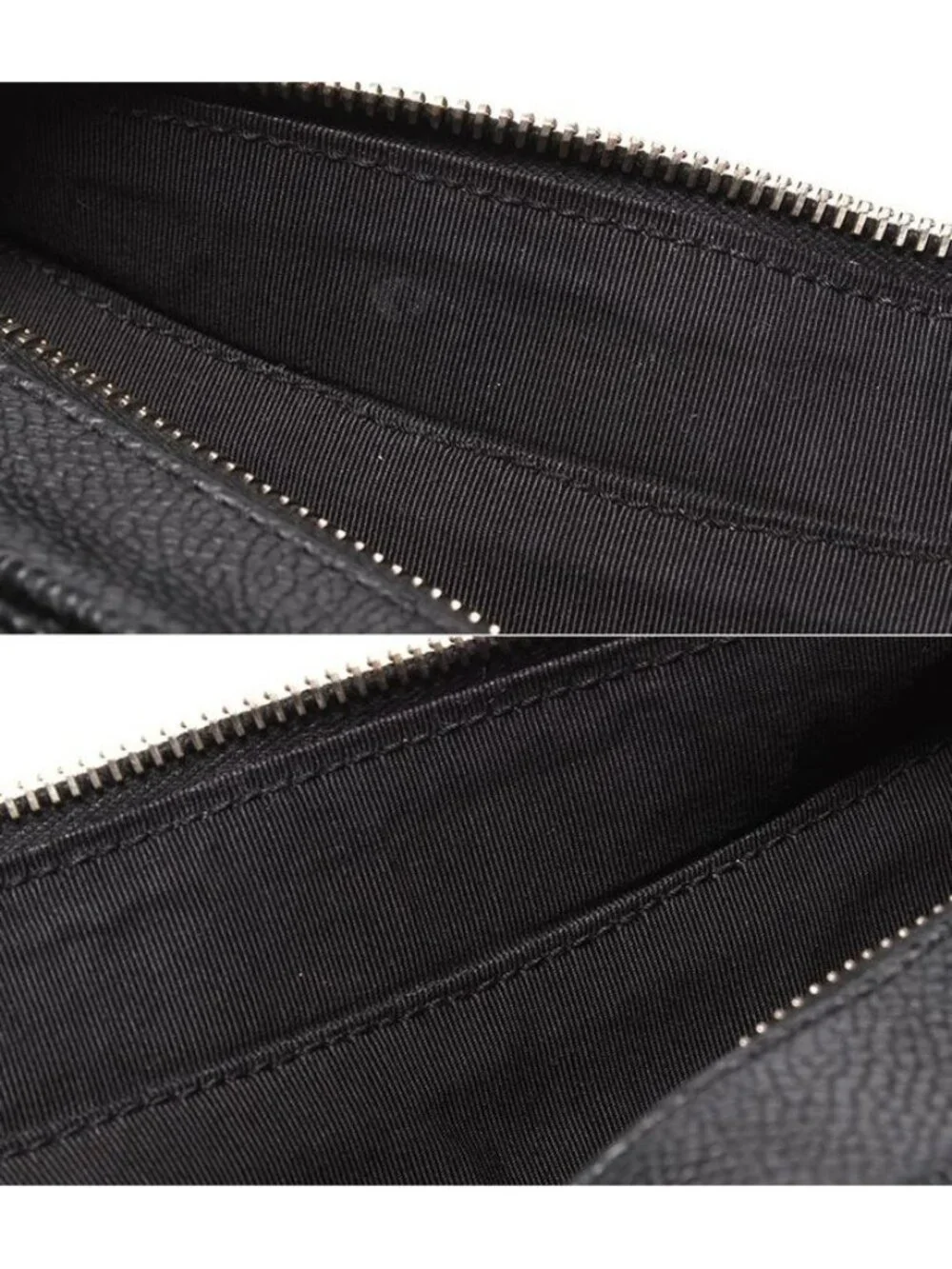 Chanel Chain Shoulder Bag Gold Caviar Leather Quilted - Picture 6 of 10